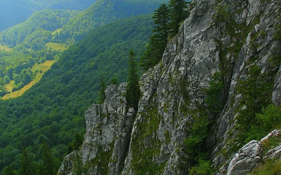 Mountain landscape in Apuseni Mountains