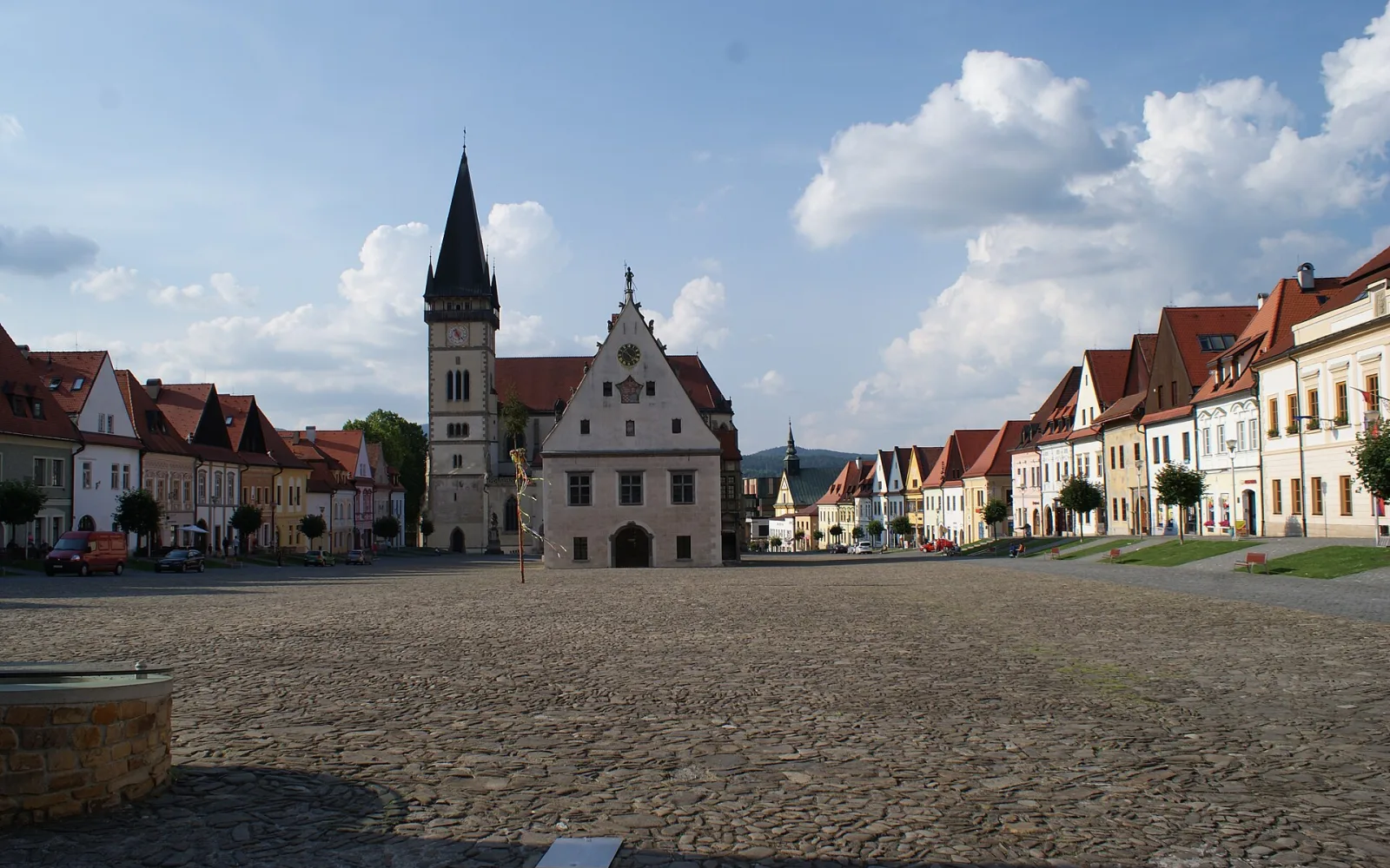 Radničné Square in Bardejov