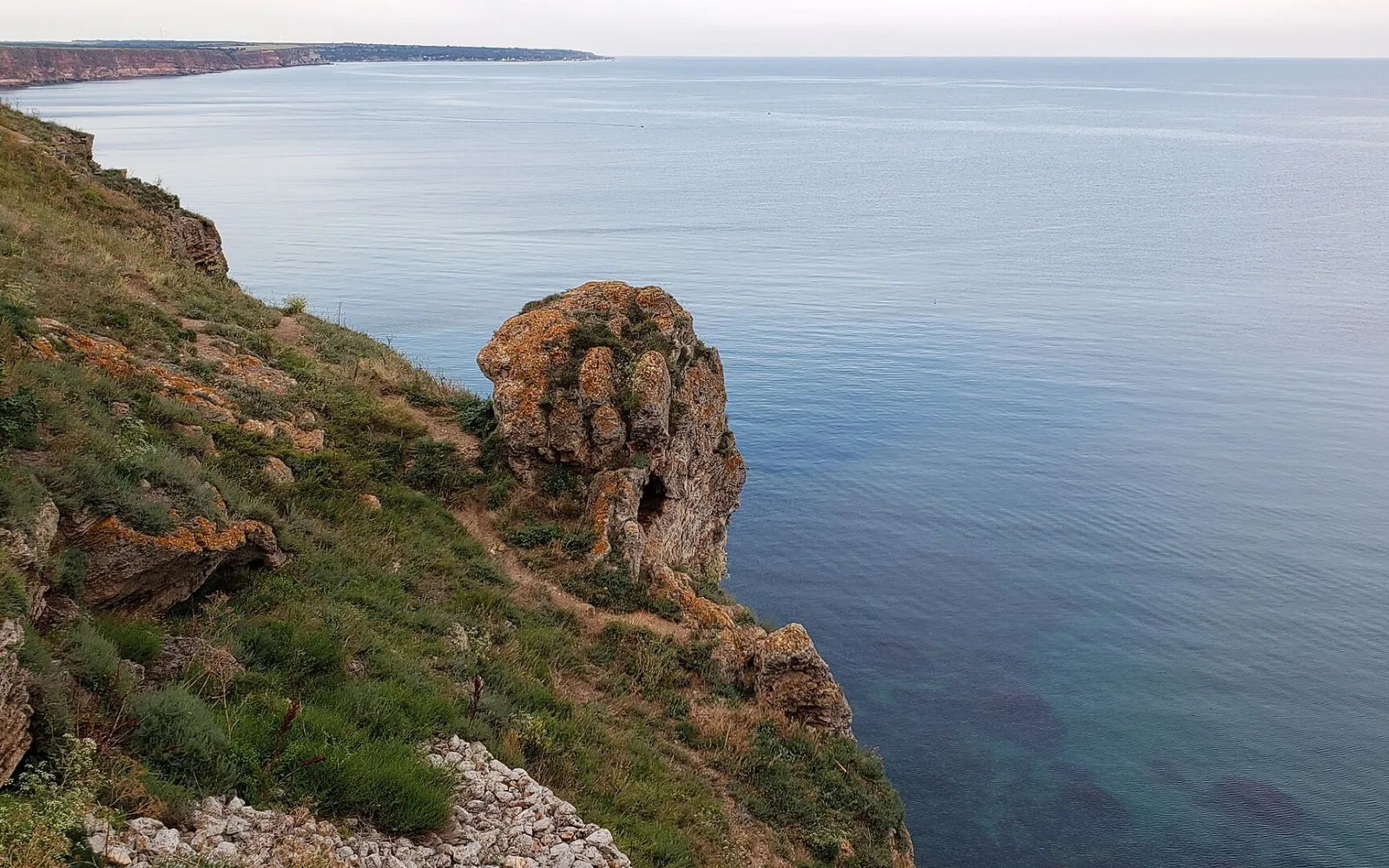 Protected landscape in Cape Kaliakra