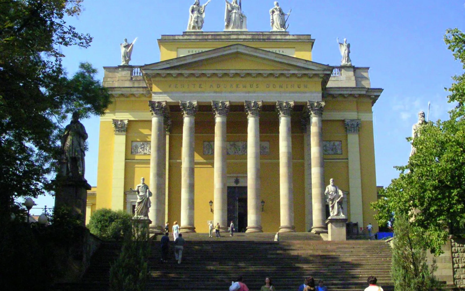 Baroque buildings in central Eger
