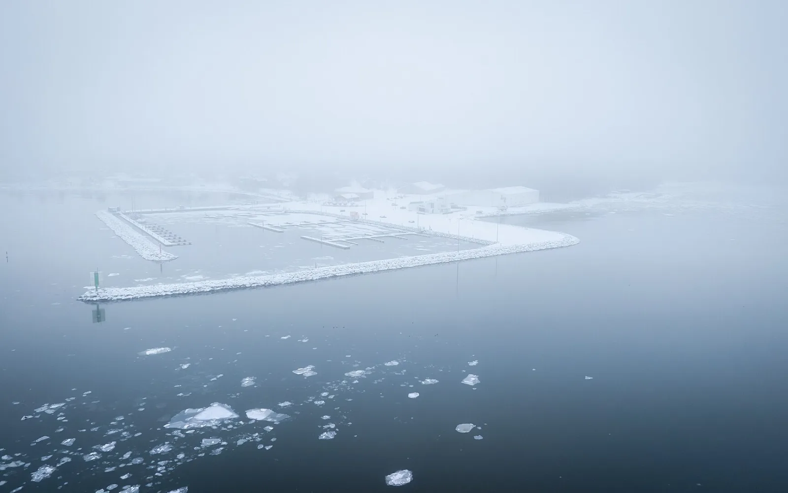 Sea ice near Kärdla on Hiiumaa Island