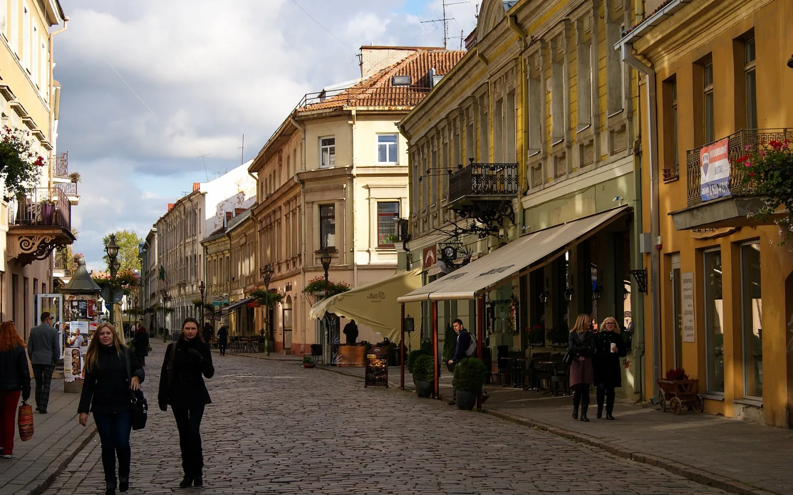 Kaunas Lithuania old town around Kaunas