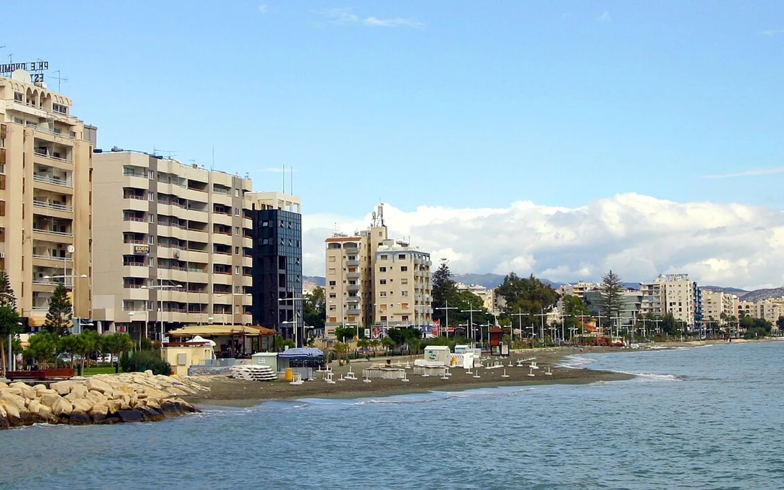 Limassol cityscape in the Limassol area