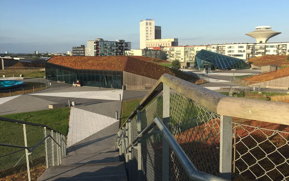 Malmo Skyline from Roof of Emporia Mall