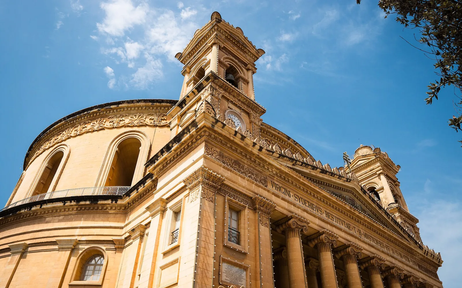 Valletta skyline with St Paul’s Pro-Cathedral and the Carmelite dome