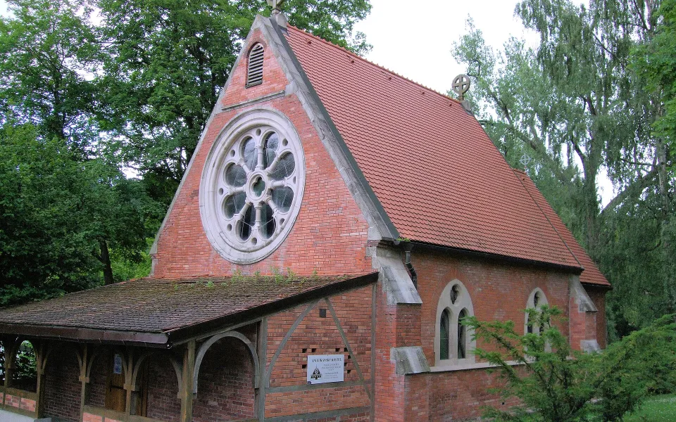 Historic Anglican church in Mariánské Lázně