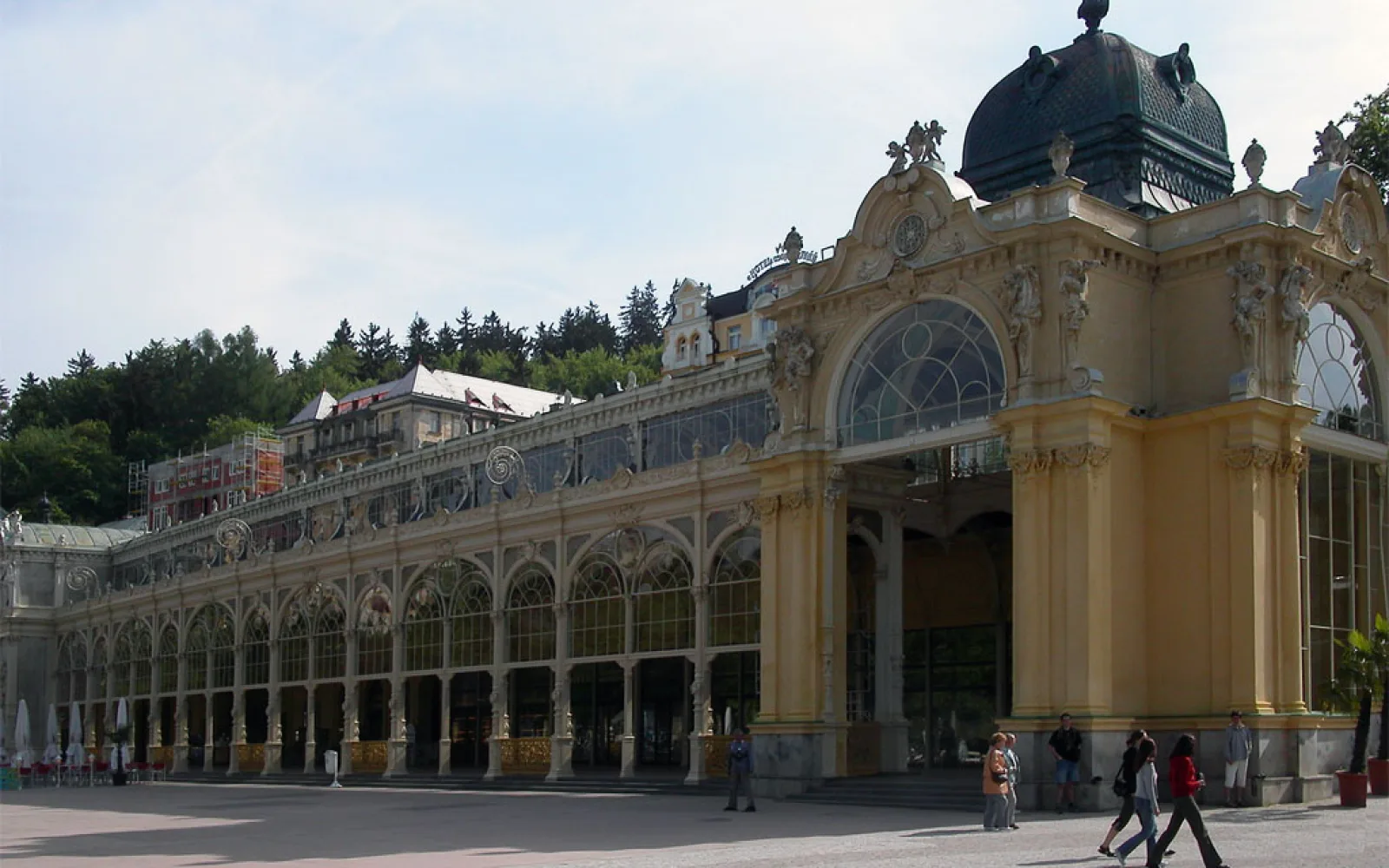 Main colonnade in Mariánské Lázně