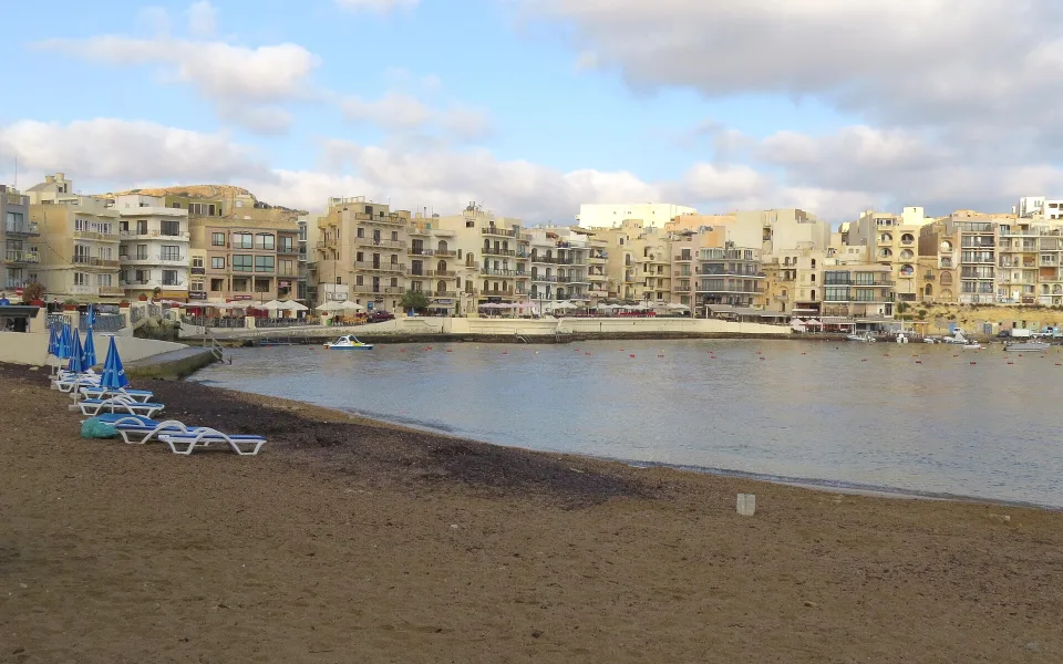 Marsalforn Bay and its waterfront