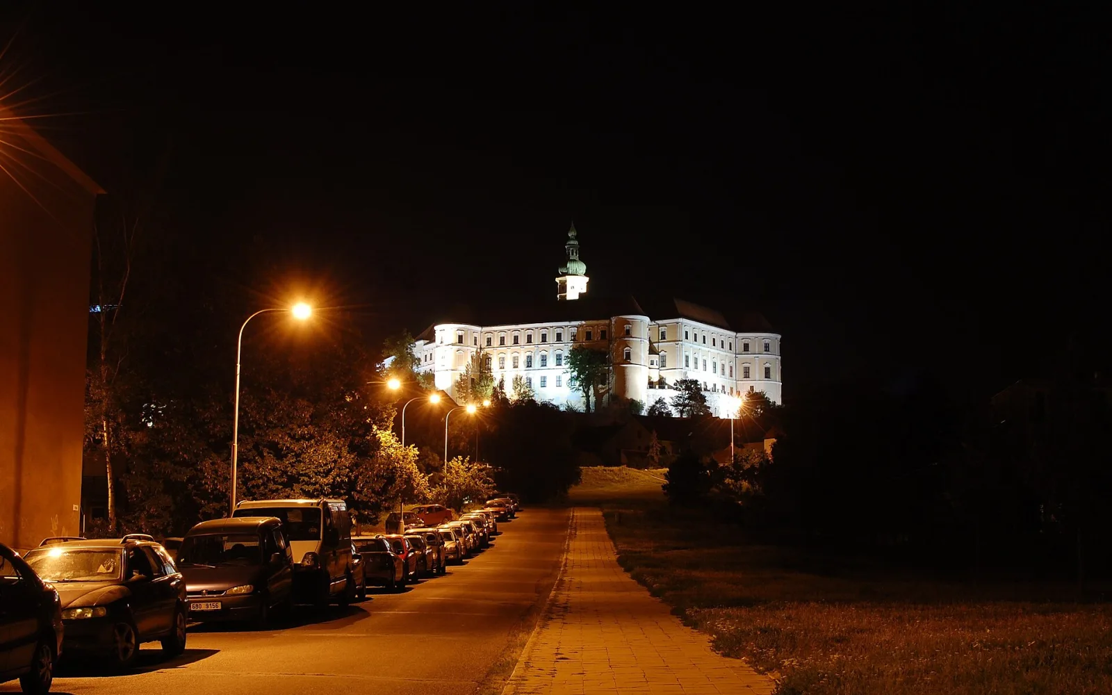 Mikulov Castle above the historic town