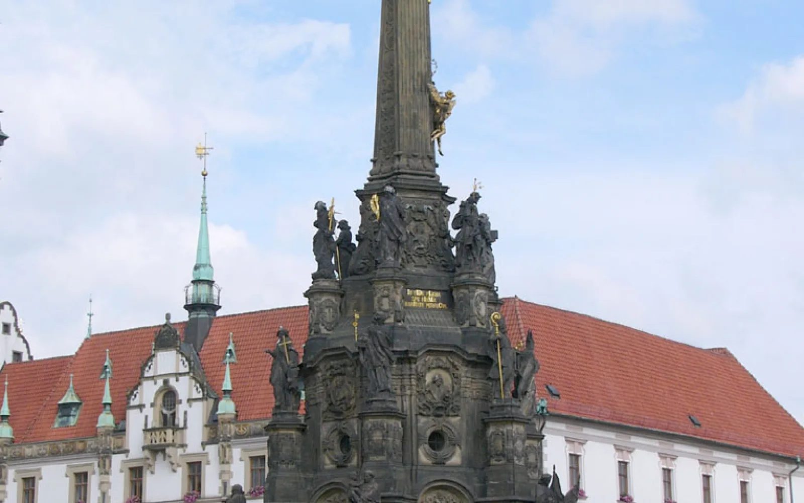 Holy Trinity Column in central Olomouc
