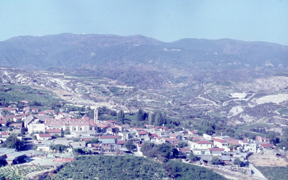 Omodos landscape in Omodos