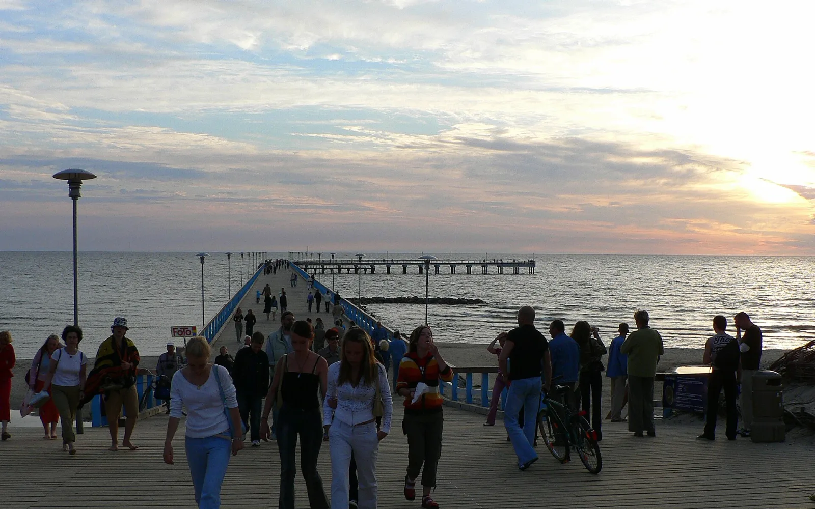 Palanga Lithuania pier around Palanga