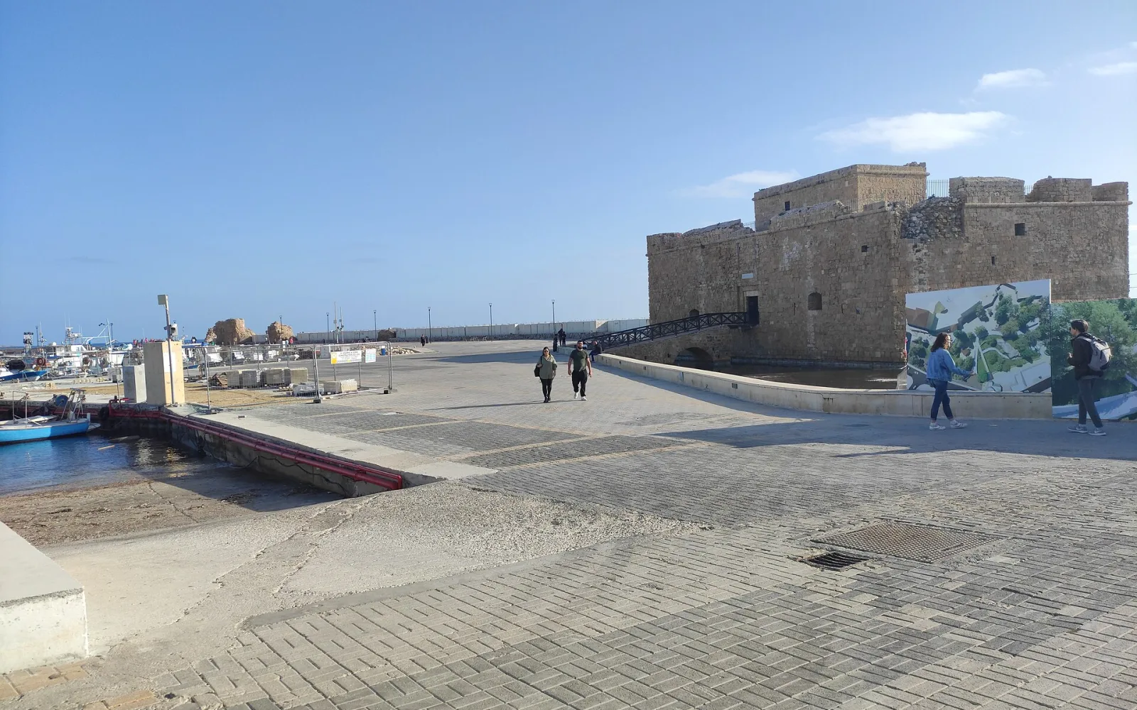 Paphos Castle and Paphos Marina, Paphos, Cyprus in Paphos Region