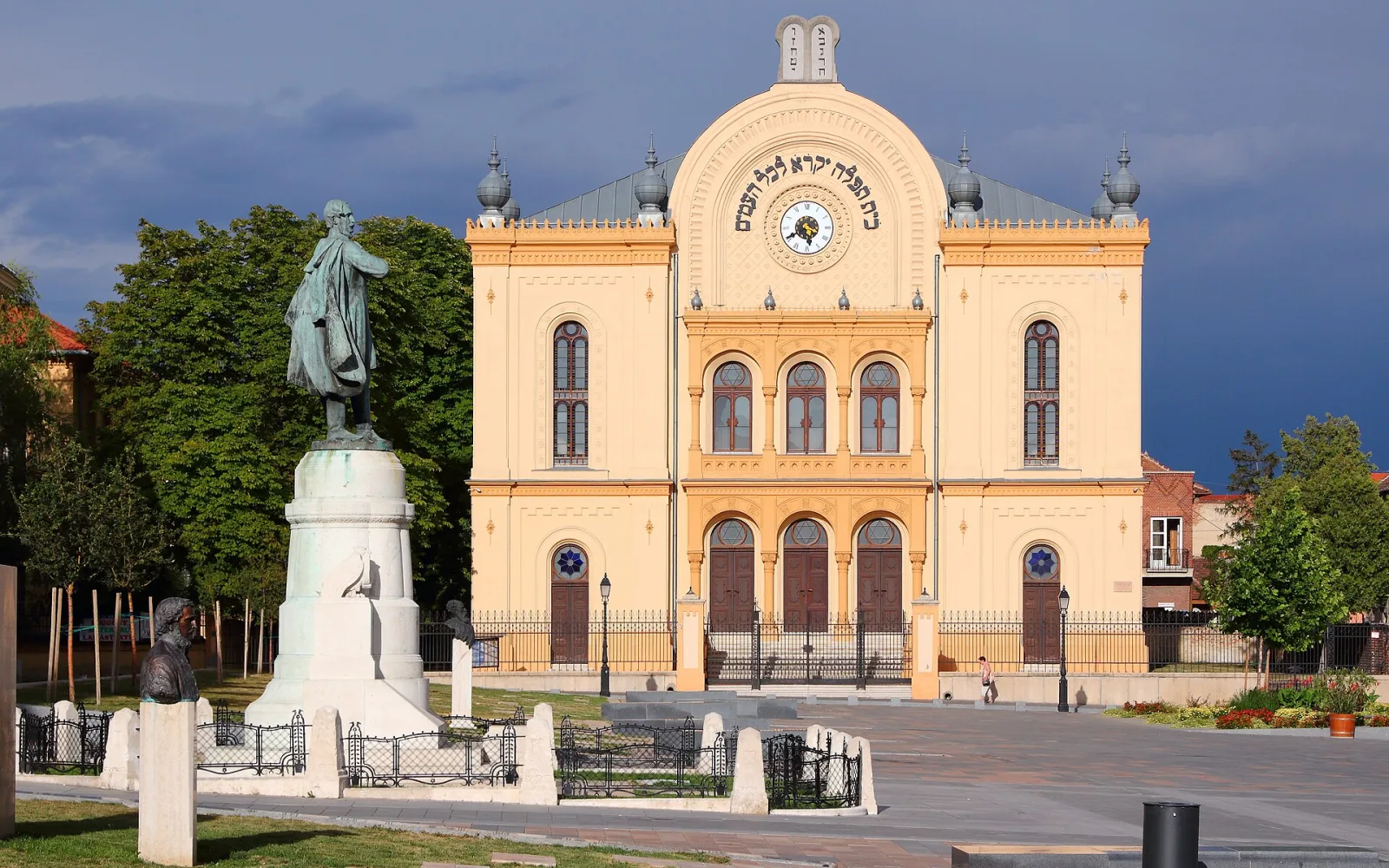 Street and square in the historic centre of Pecs