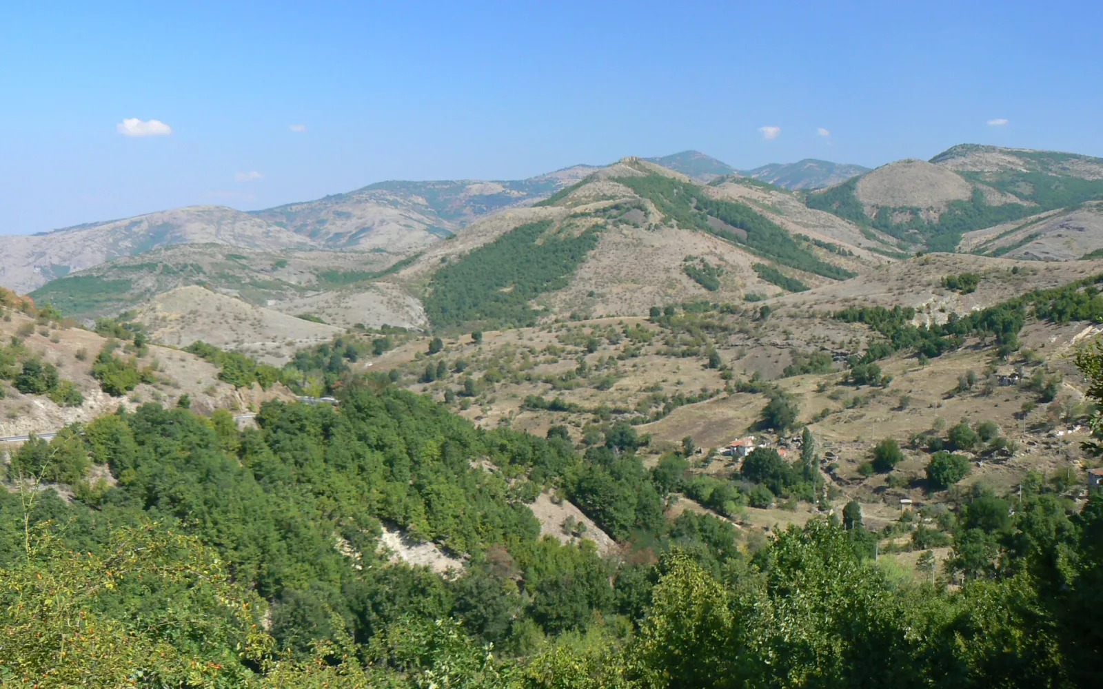Mountain landscape in Rhodope Mountains
