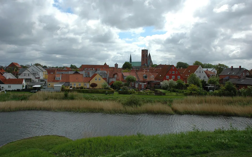 Ribe set fra Slotsbanken - panoramio