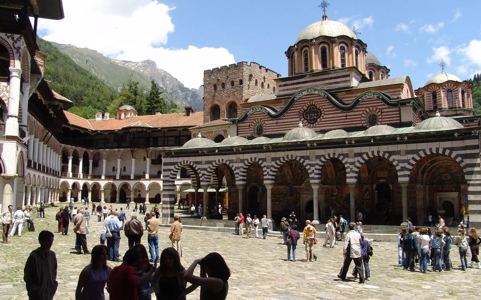 View of Rila Monastery