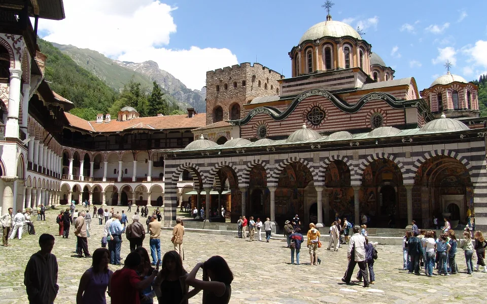 View of Rila Monastery