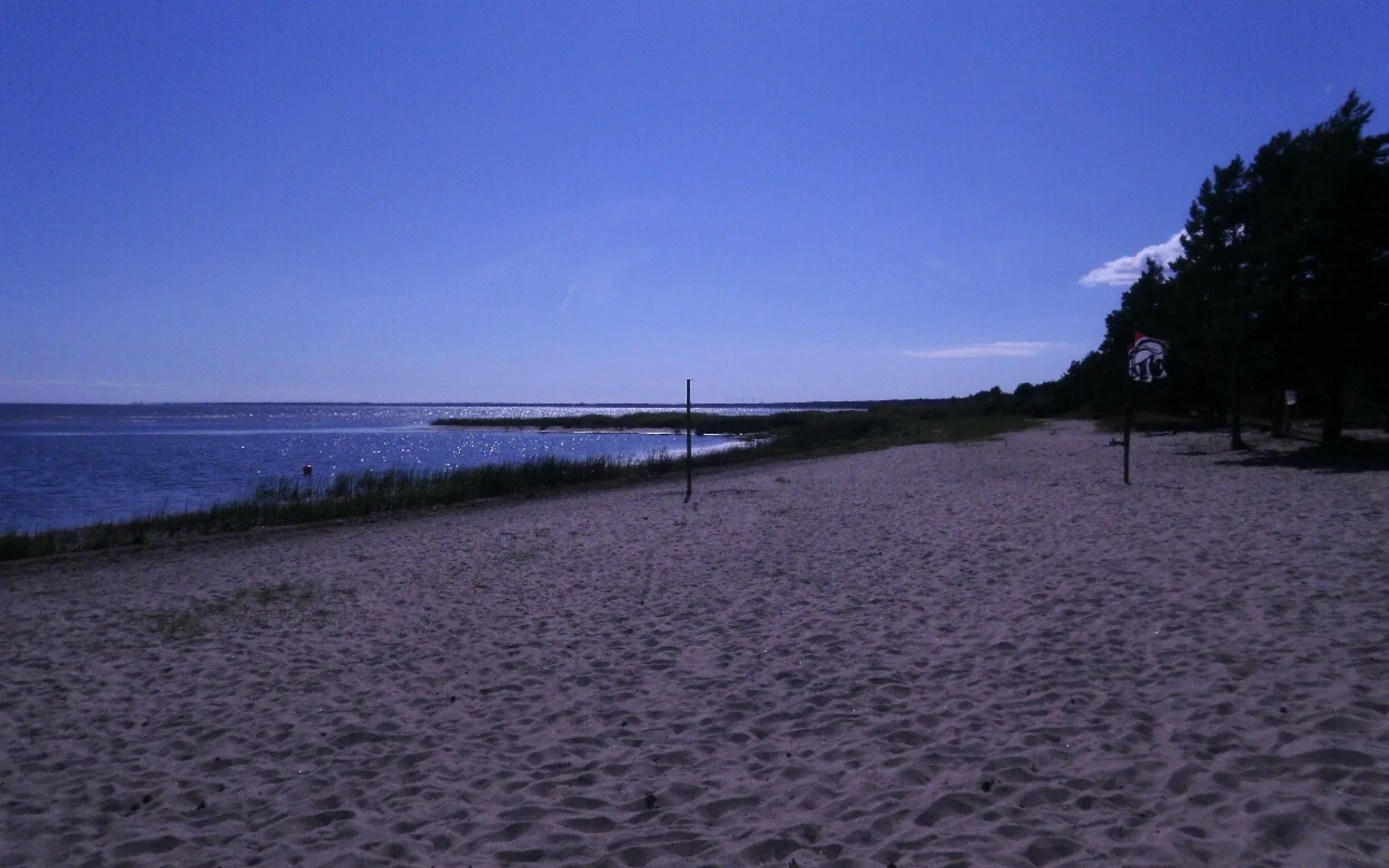 Sandy shore at Mändjala on Saaremaa Island