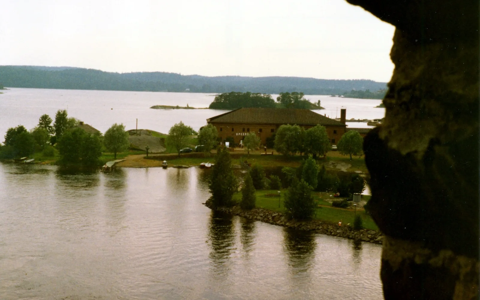 Olavinlinna - Näkymä ikkunasta Sk18 C