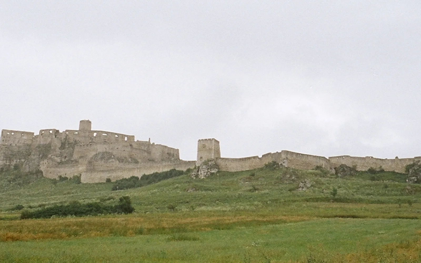Historic landscape near Spiš Castle