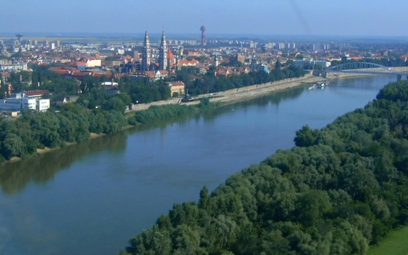 Votive Church and Dom Square in Szeged