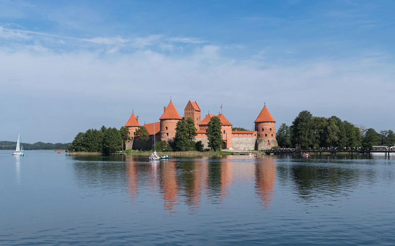 Trakai Island Castle Lithuania in Trakai