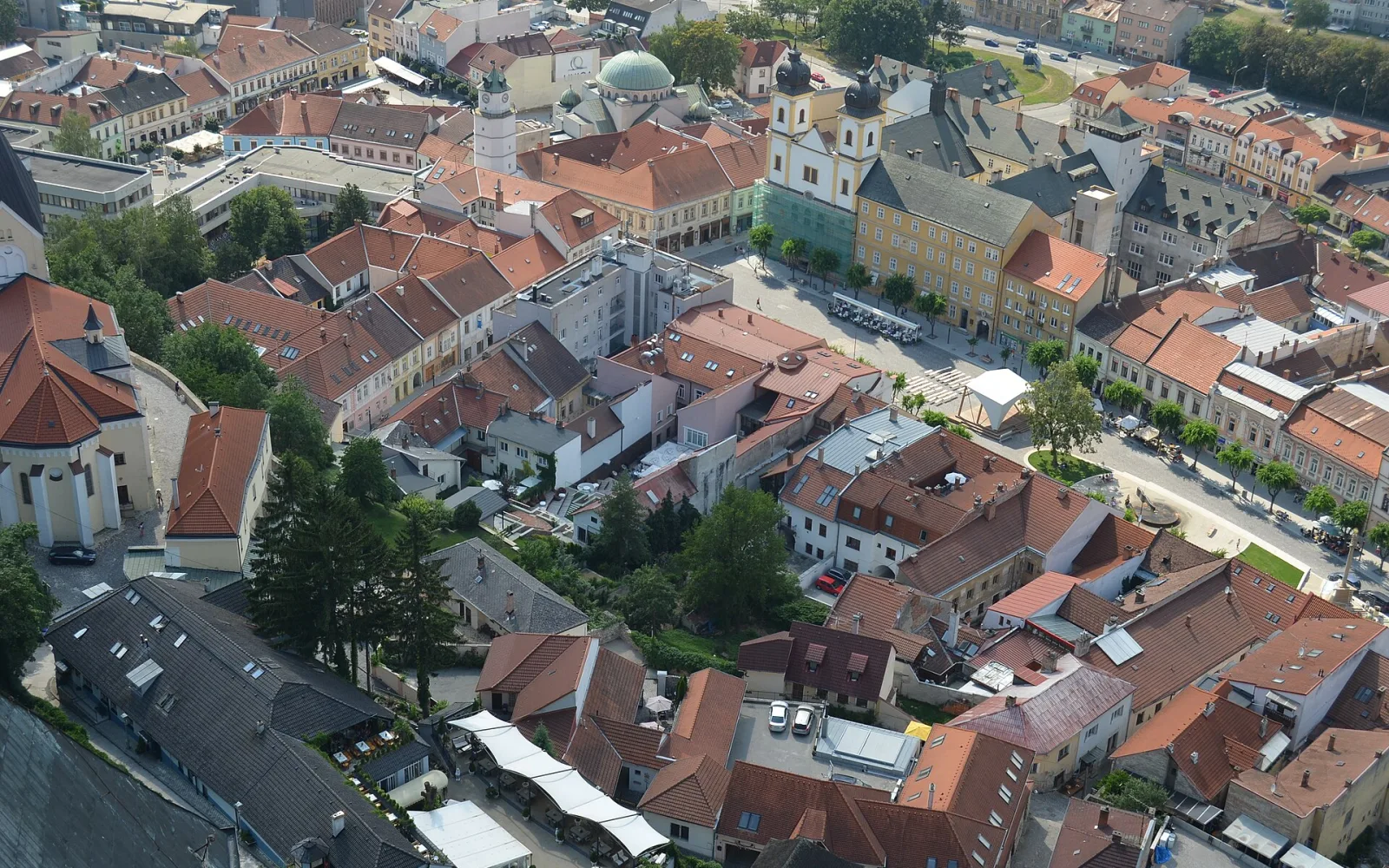 Mierové Square in Trenčín