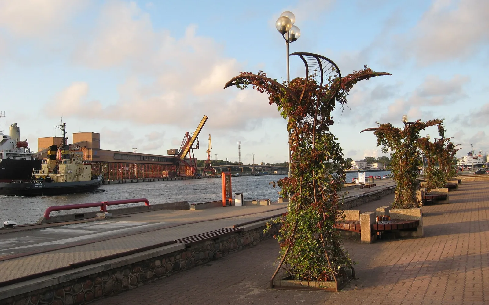 Working port at Ventspils