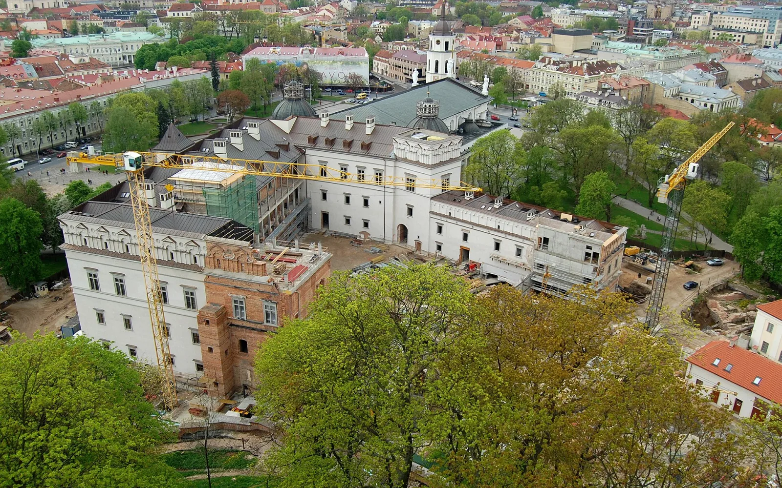 Vilnius skyline in Vilnius