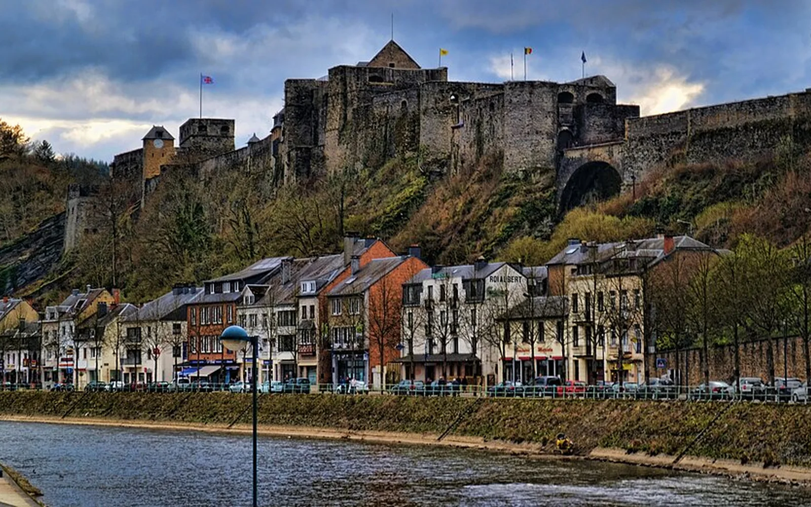 Bouillon Castle above the Semois and town