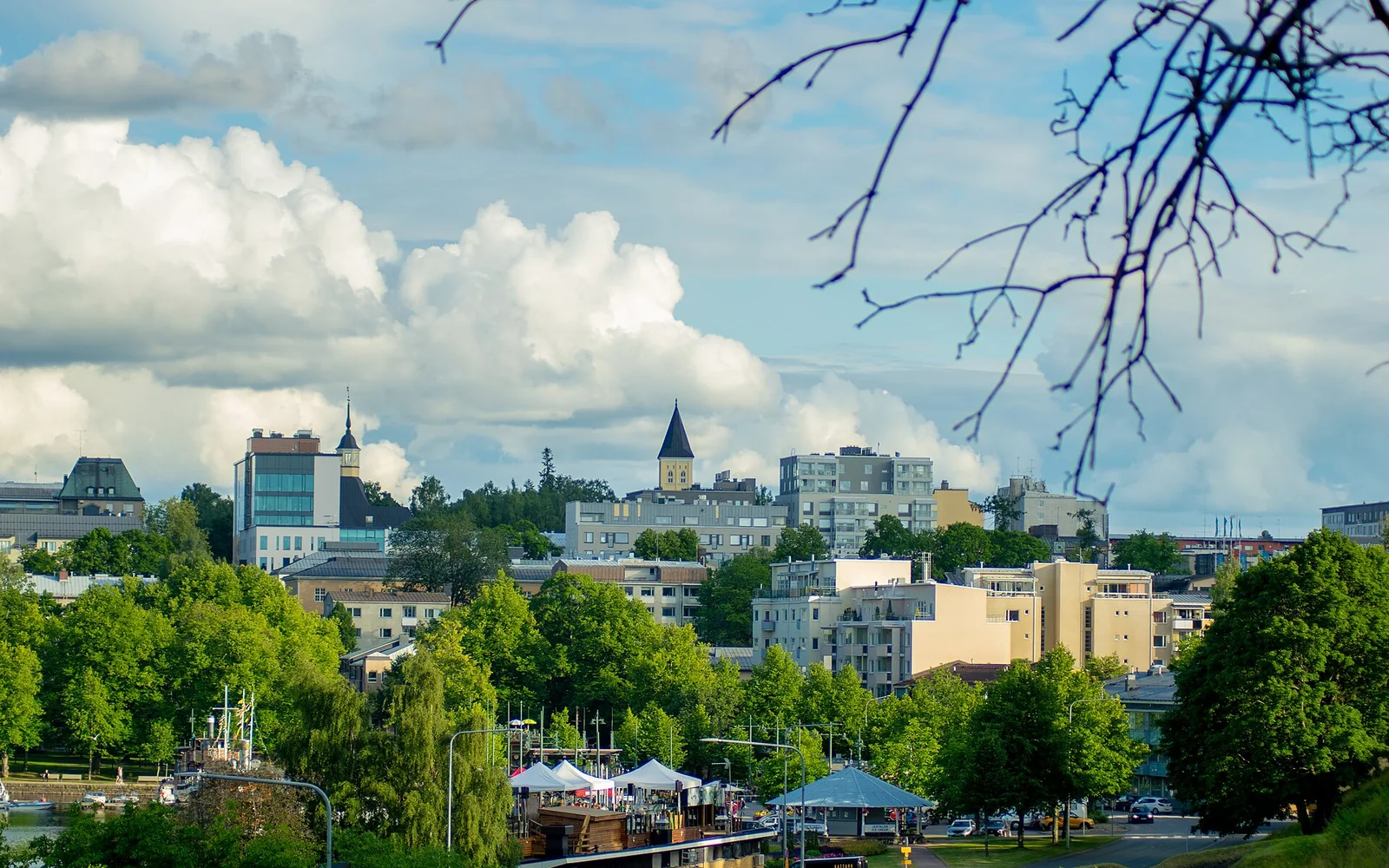 Lappeenranta beside Lake Saimaa