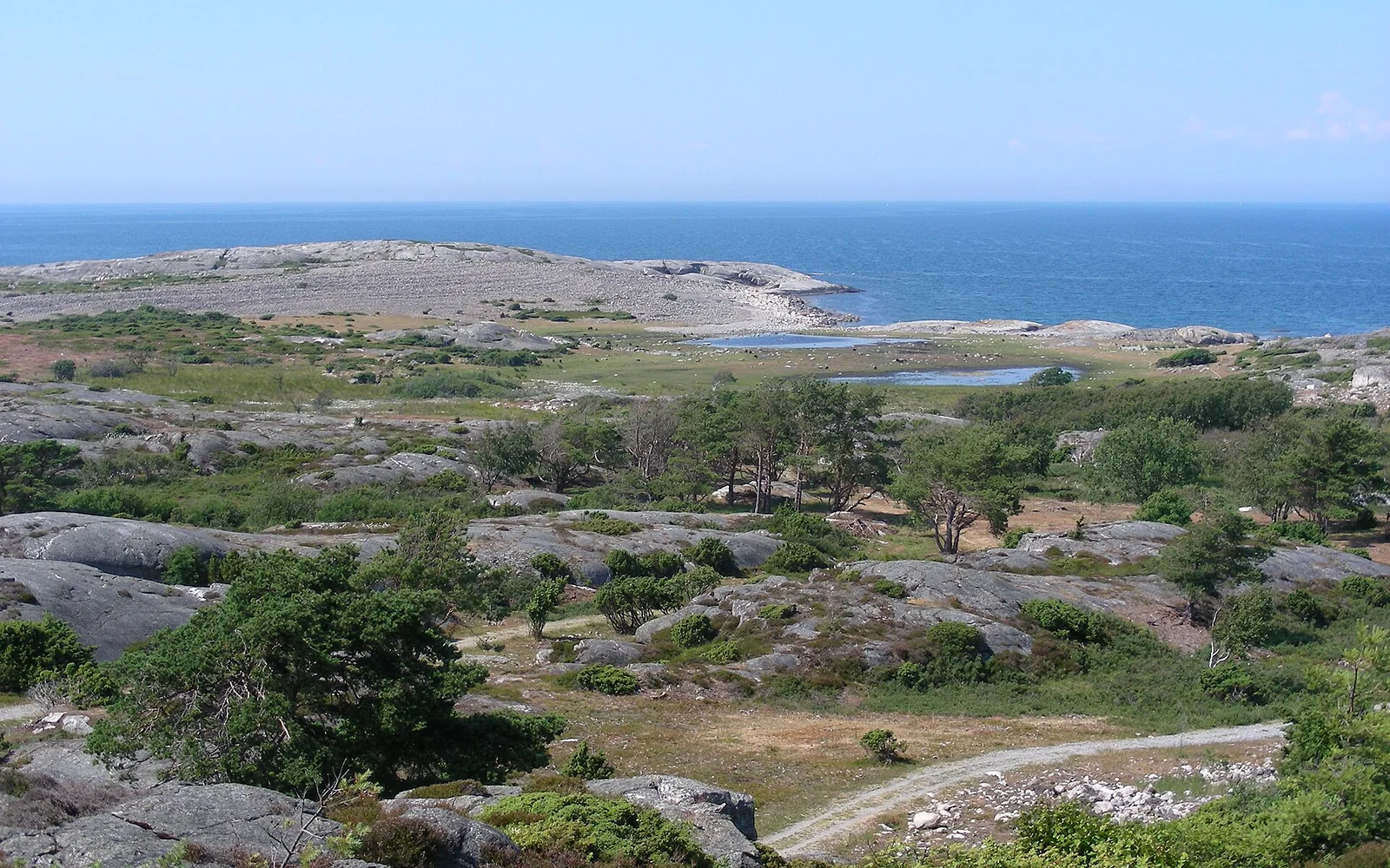 Rocky coastal landscape on Nordkoster in Kosterhavet National Park