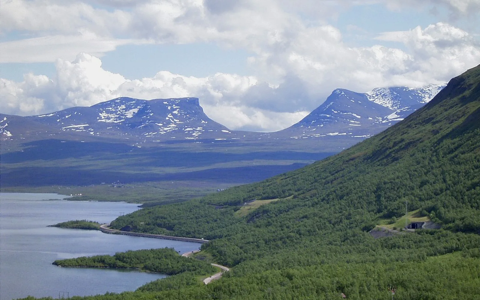 Northern Sweden travel view
