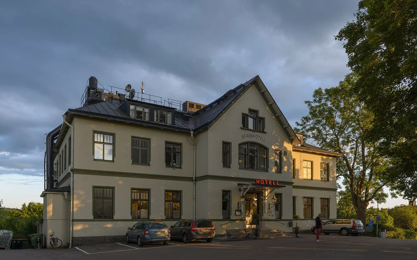 Traditional buildings in central Sigtuna