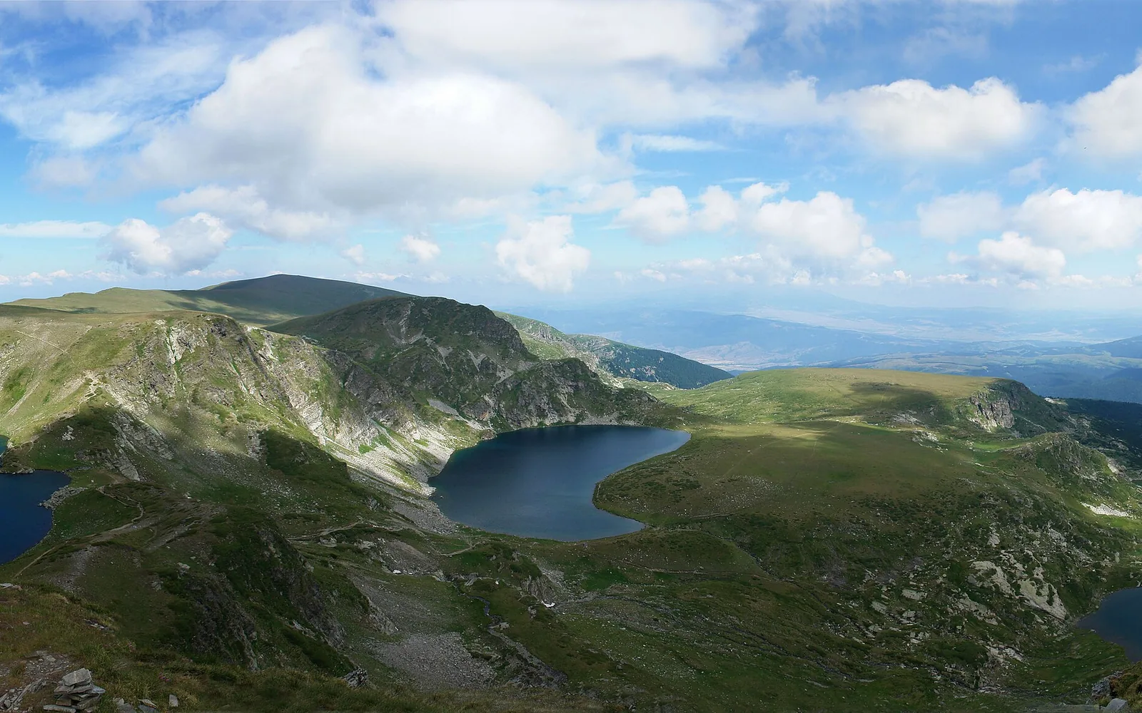 Glacial lakes in the Rila Mountains of Bulgaria