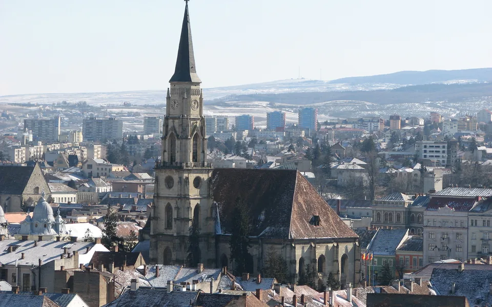 Historic centre of Cluj-Napoca in Transylvania