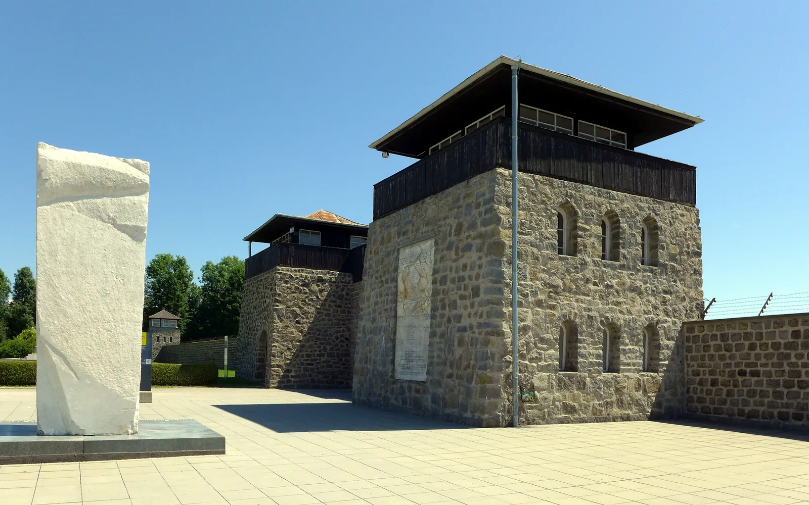 Historic buildings at Mauthausen Memorial