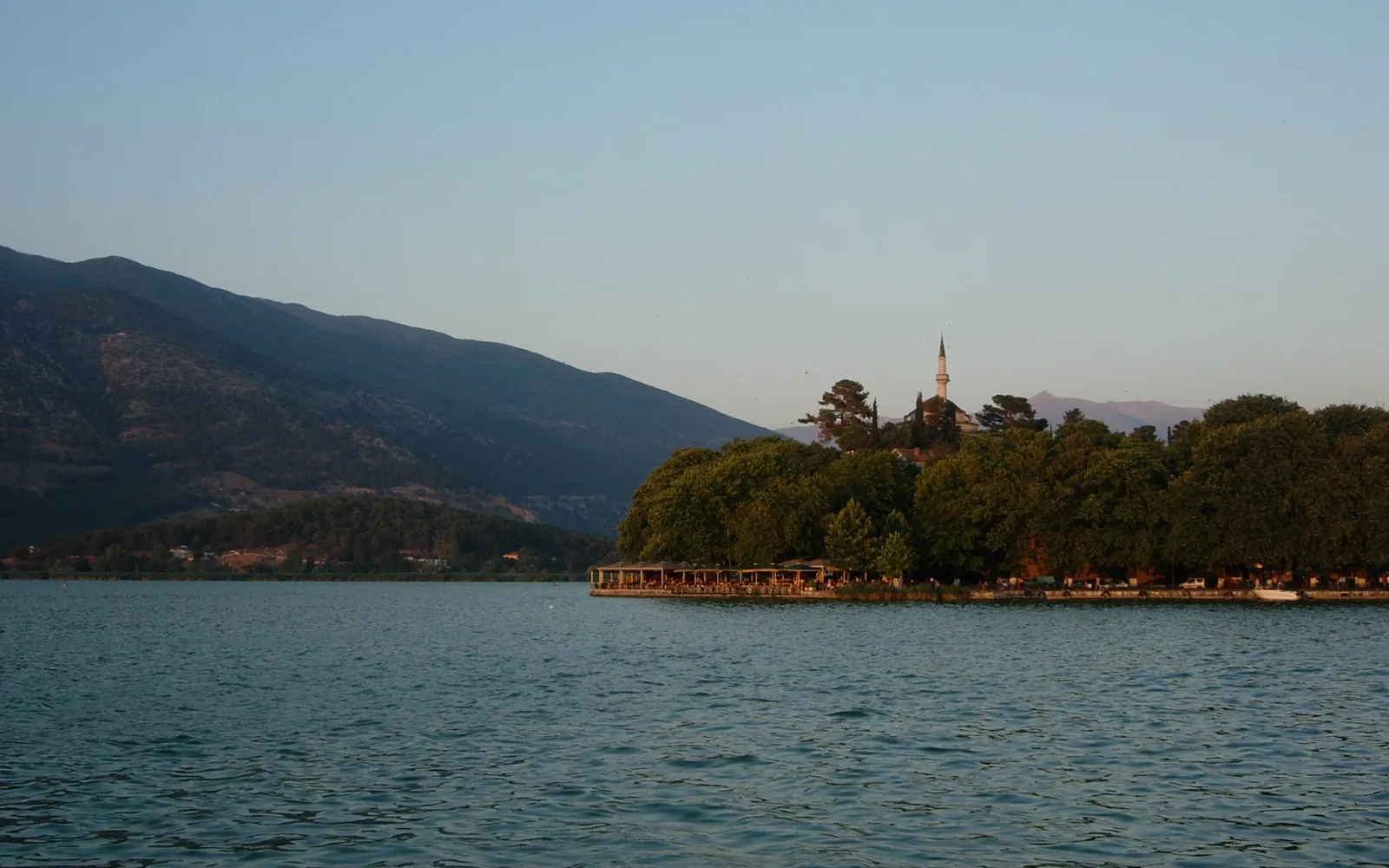 Ioannina beside Lake Pamvotis in Epirus