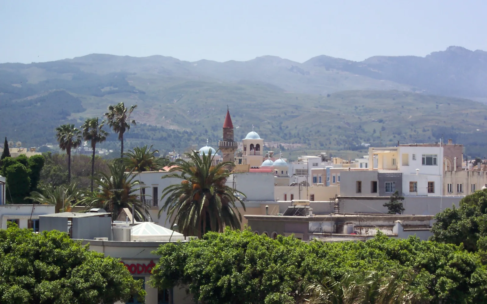 Kos Town seen from the harbour fortress