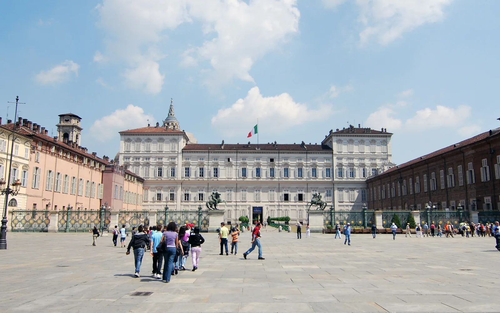 Piazza Castello and the Royal Palace in Turin