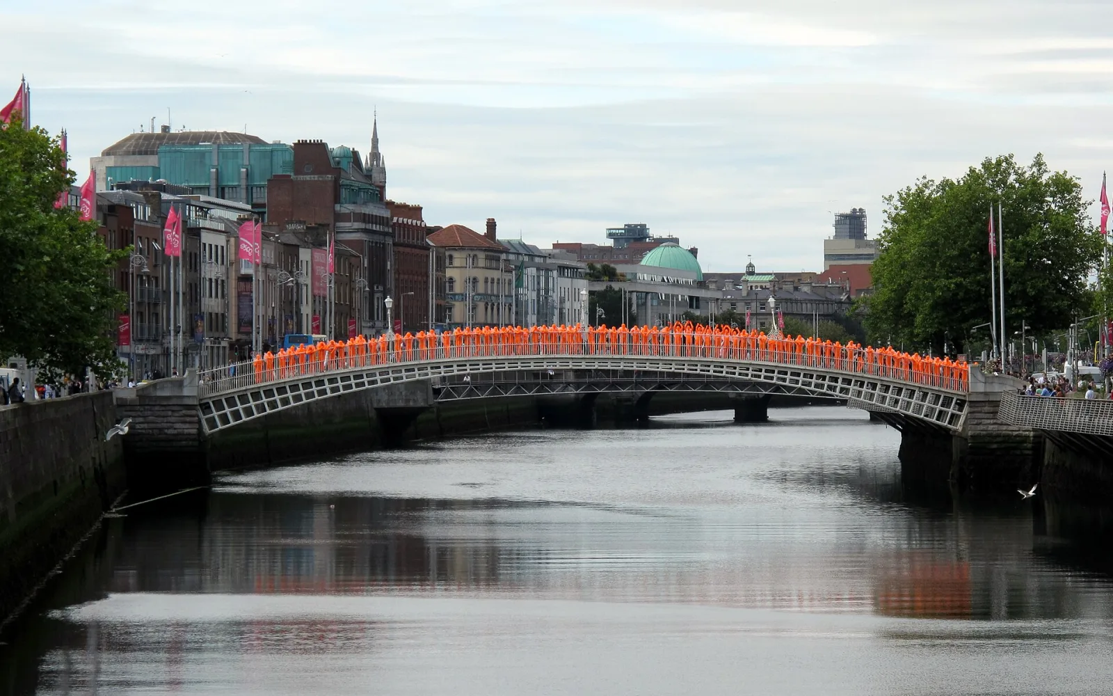 Ha penny Bridge in Dublin