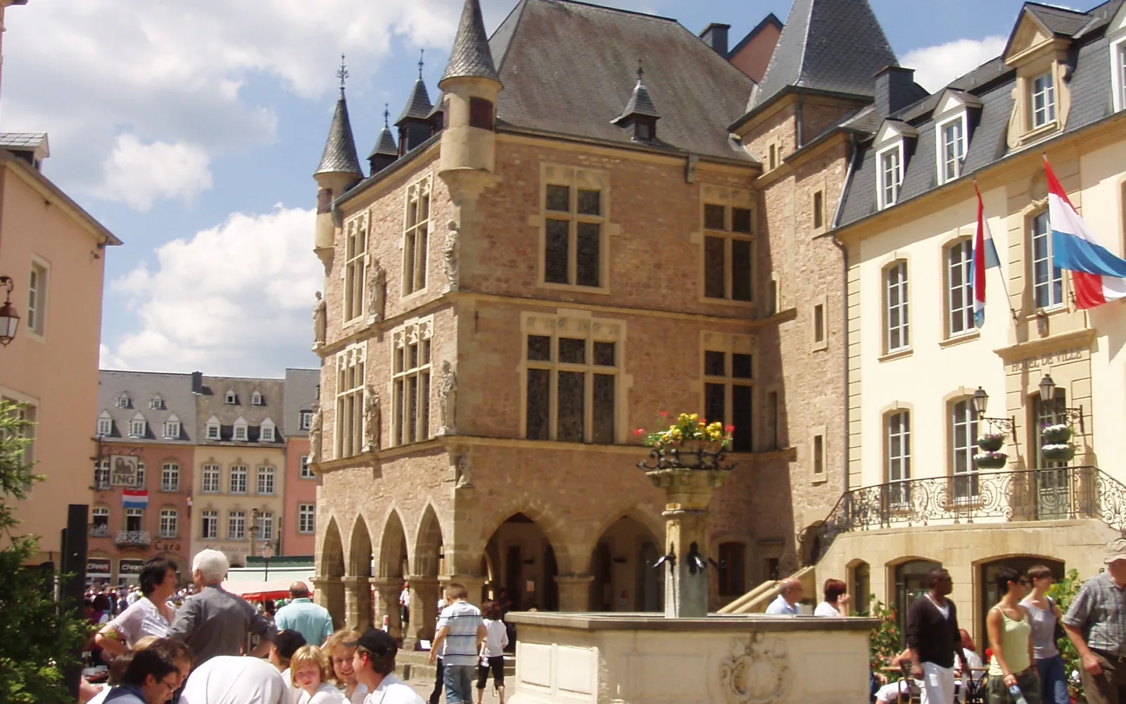 Market square in Echternach