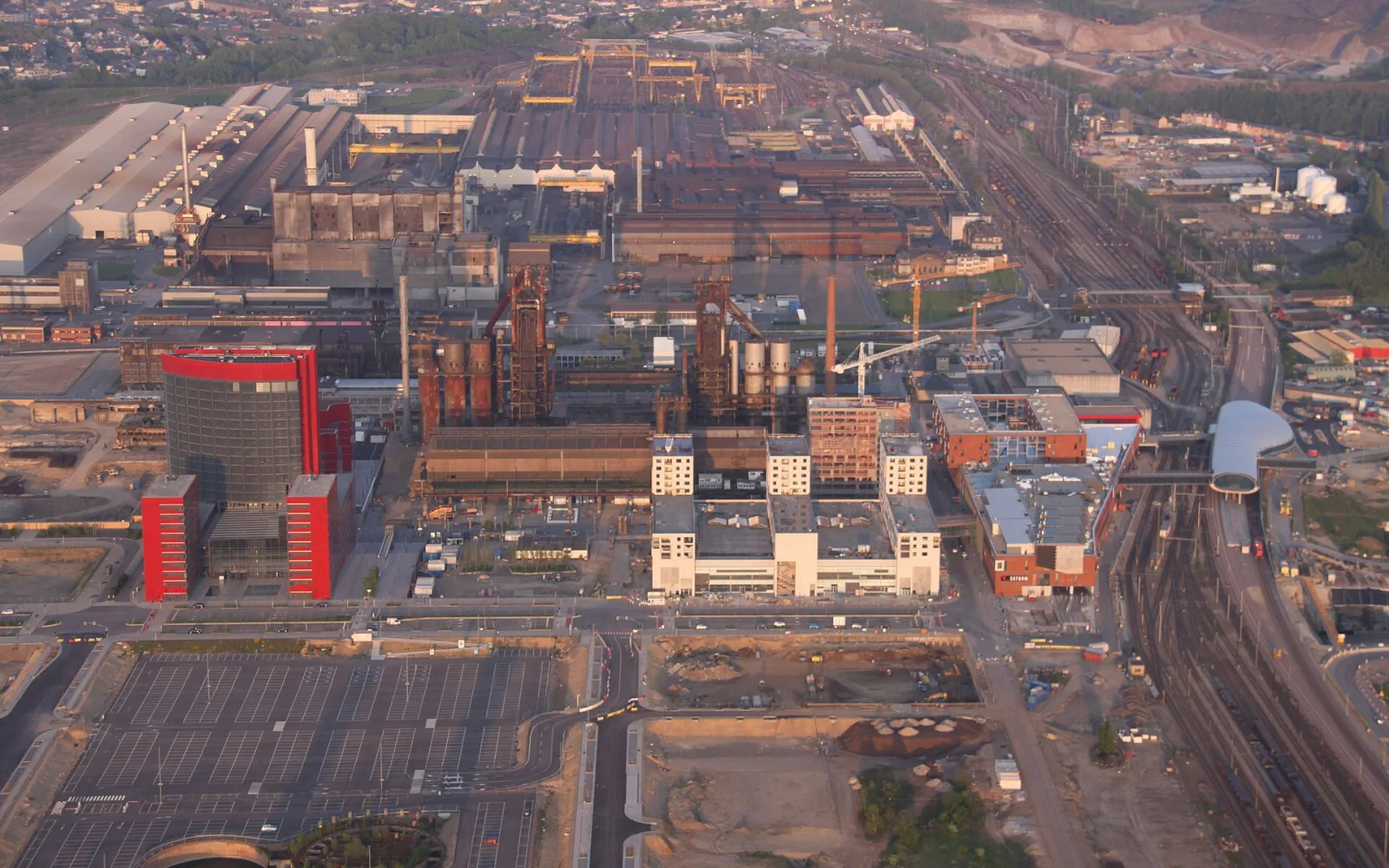 Belval blast furnaces in the Minett region