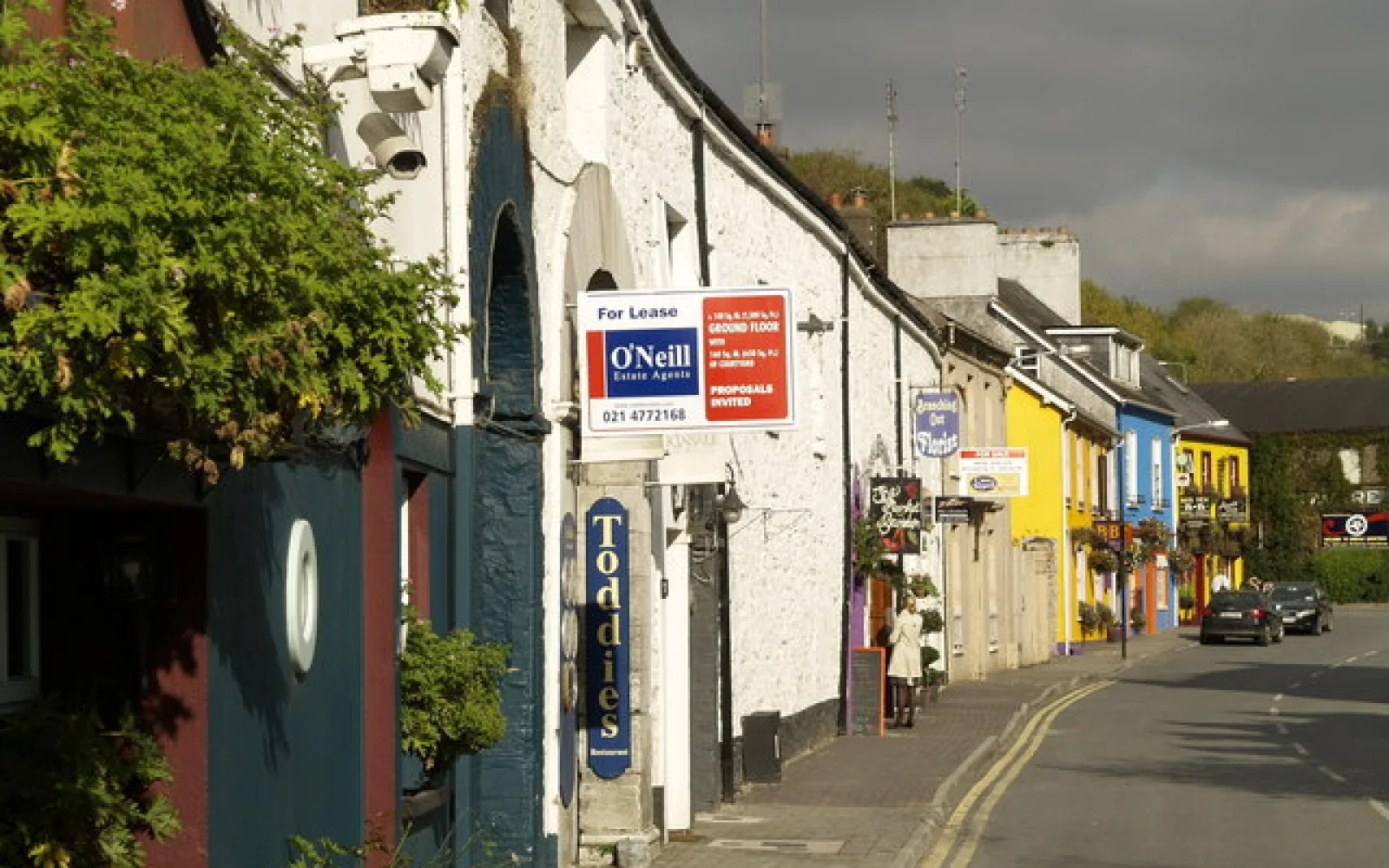 Colourful streets in Kinsale