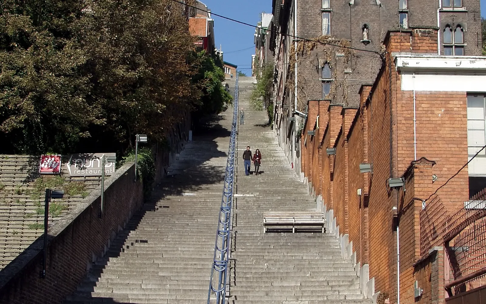 Liege Montagne de Bueren in Liège