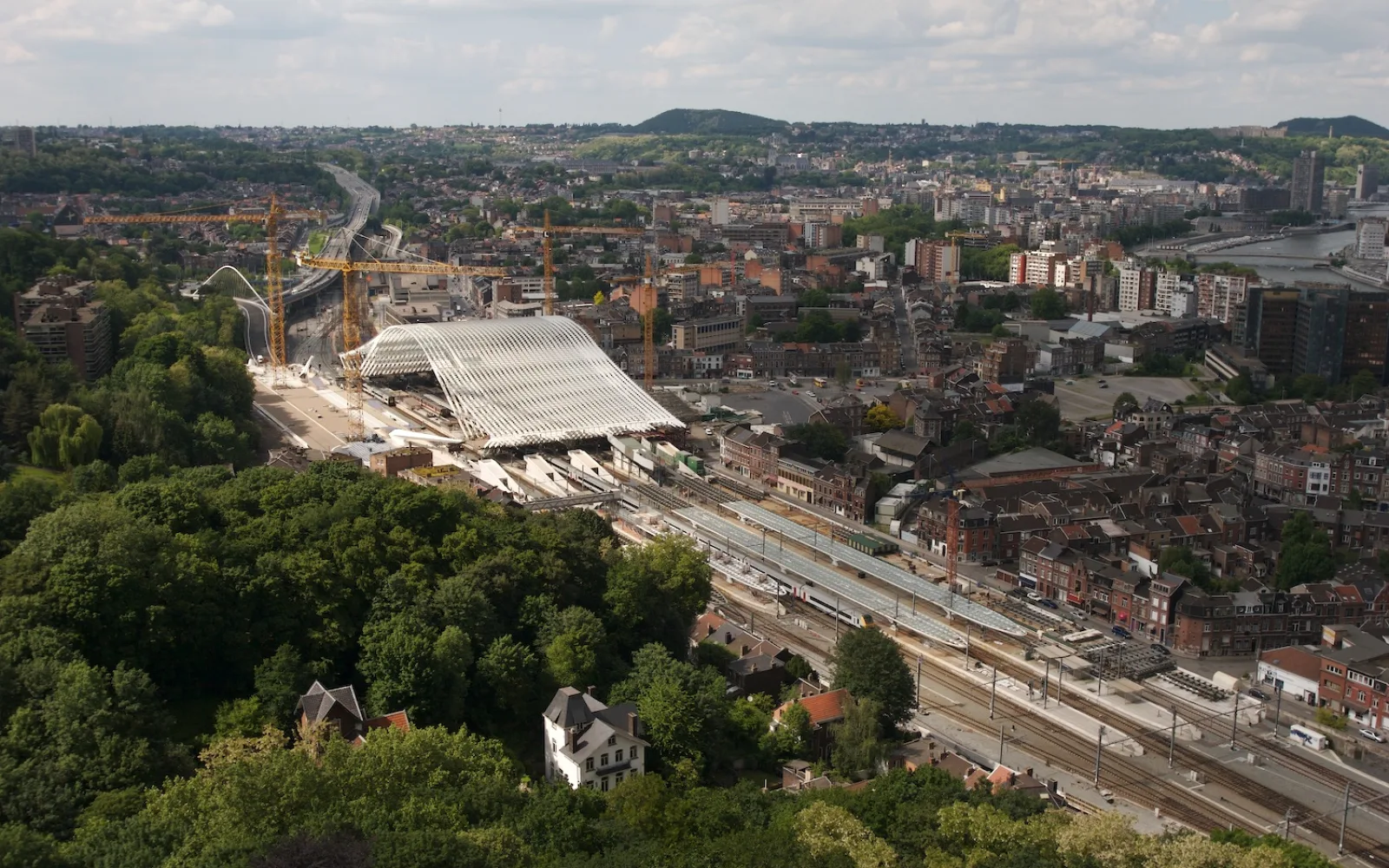 Liege Guillemins station in Liège