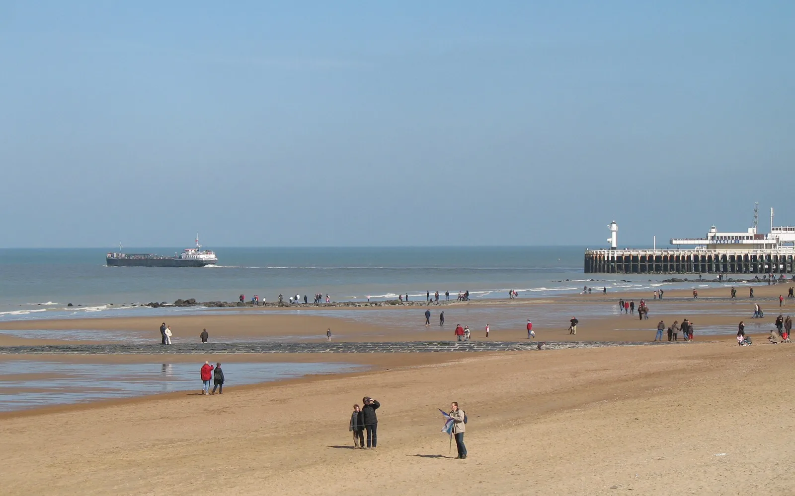 Beach in Ostend