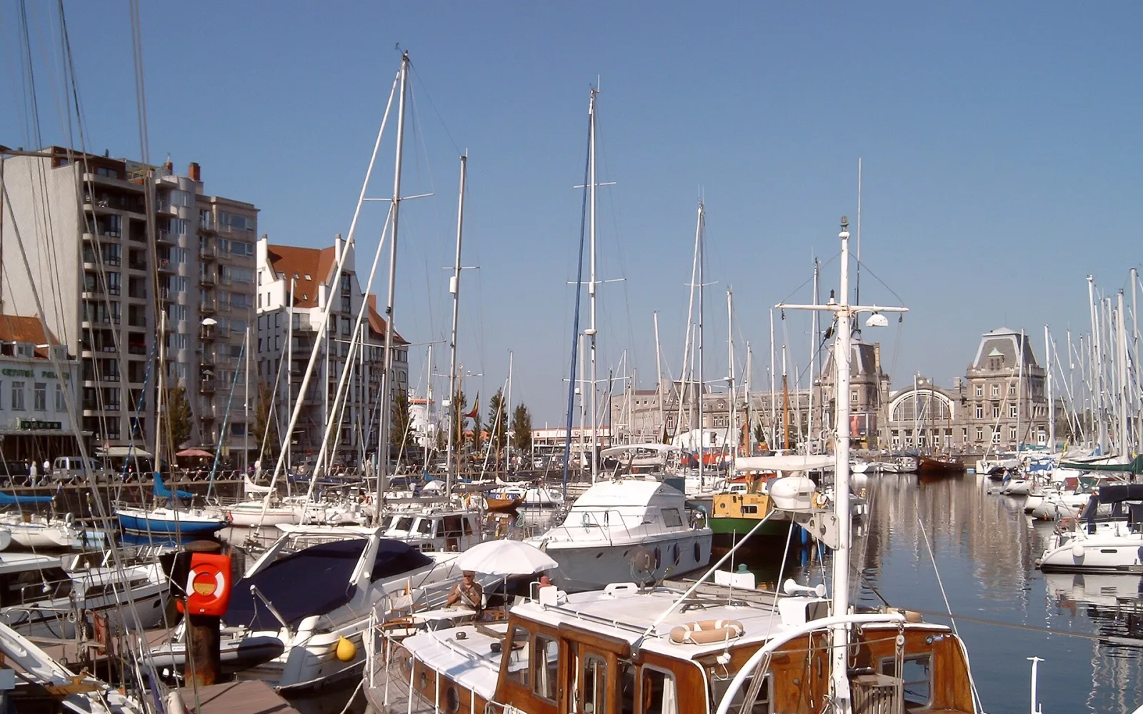 Mercator harbour in Ostend