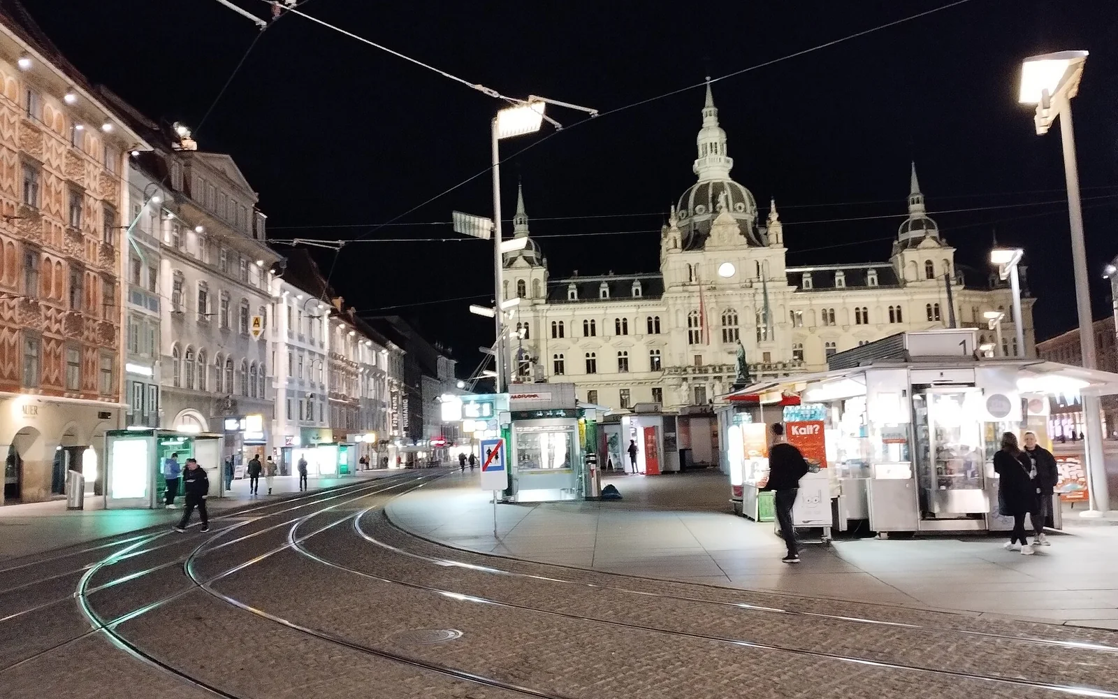 Graz main square and town hall